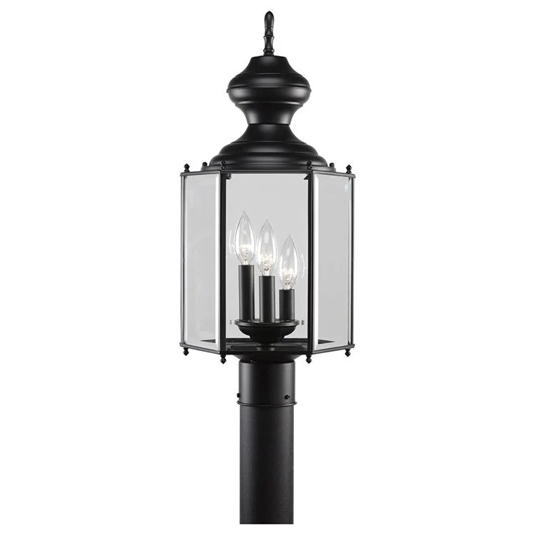 BrassGuard Three-Light Post Lantern - Frankwebs
