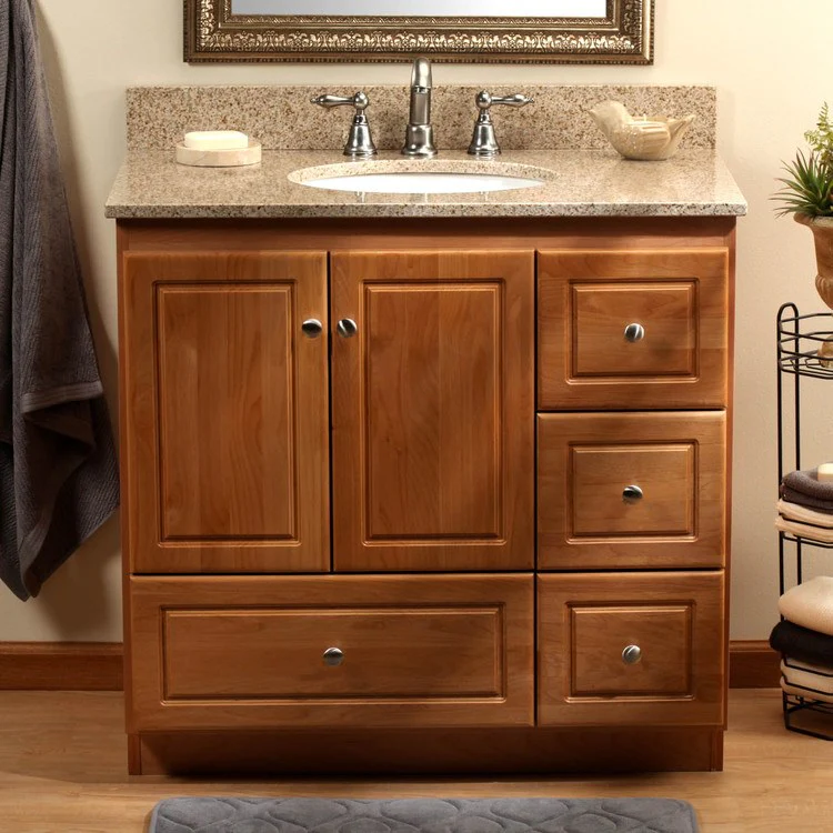 Simplicity 36IN Four Drawer Vanity Cabinet Only - Frankwebs