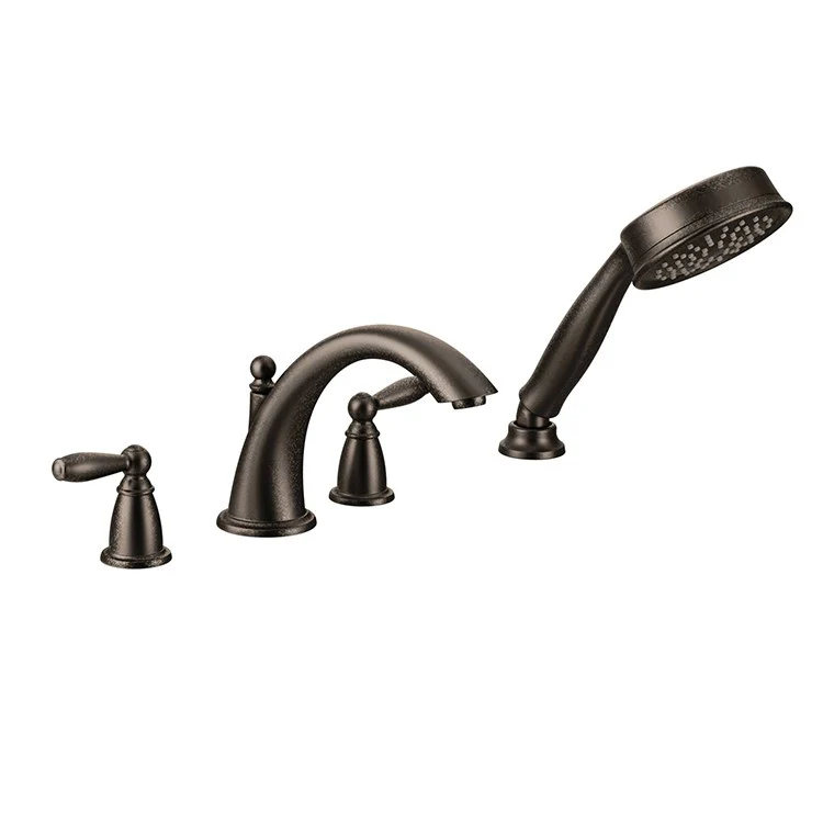 Brantford Two Handle Roman Tub Faucet with Handshower - Frankwebs
