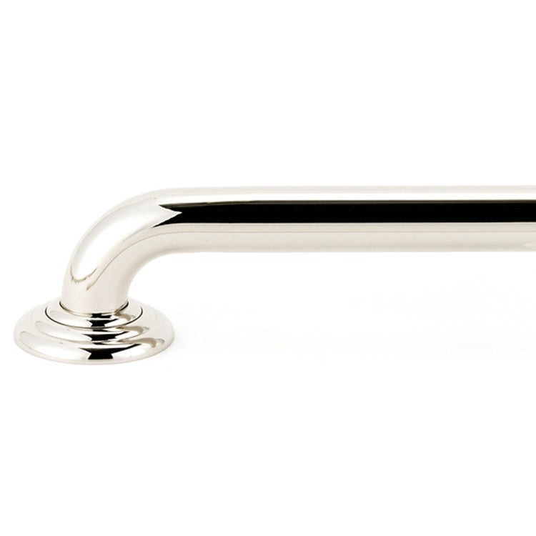 Grab Bar Bracket Embassy Bath Round 3 x 3 Inch Unlacquered Brass - Frankwebs