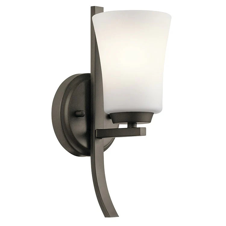 Tao Single-Light Bathroom Wall Sconce - Frankwebs