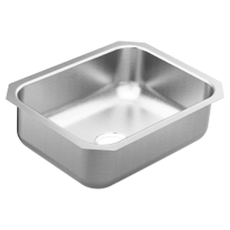 Bar Sink 2000 Series 23-1/2 x 18-1/4 Inch 7-1/2 Inch Single Bowl Center Drain - Frankwebs