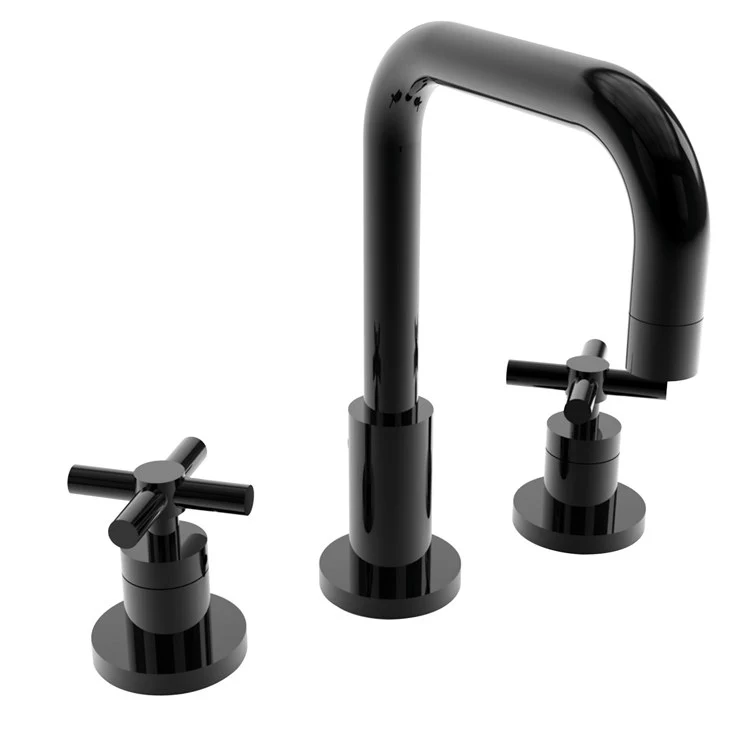 East Square Two Handle Widespread Bathroom Faucet with Drain - Frankwebs