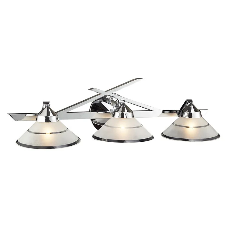 Refraction Three-Light Bathroom Vanity Fixture - Frankwebs