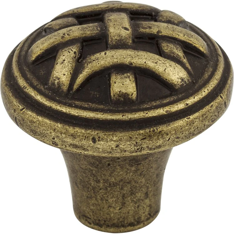 Knob Tuscany Celtic Round Pewter Antique Zinc Alloy 1 x 1 x 7/8 Inch 7/8 Inch - Frankwebs