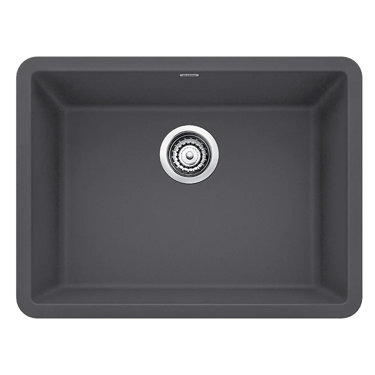 Kitchen Sink Precis 23 x 18 Inch Single Bowl Coal Black Undermount Rectangle Silgranit - Frankwebs