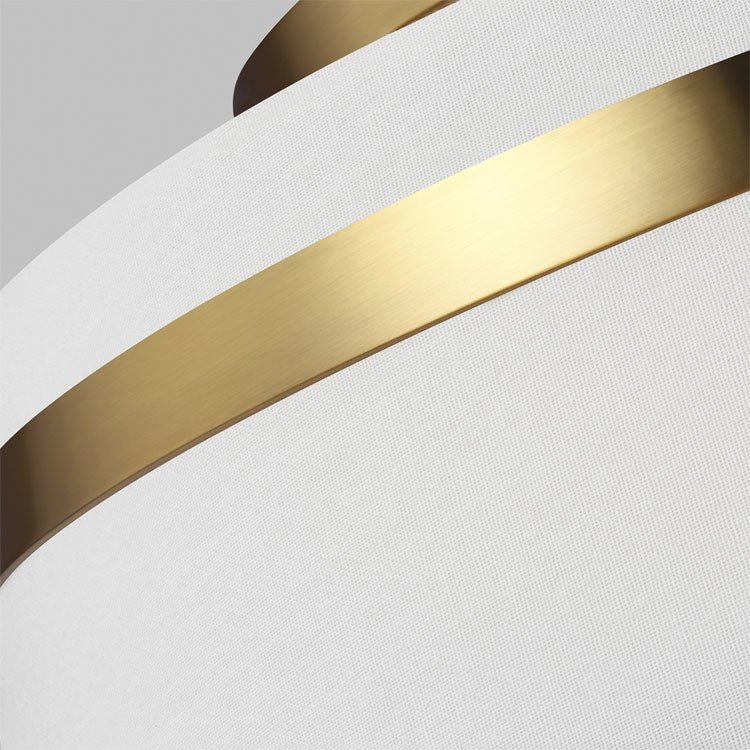 Cordtlandt Three-Light Large Flush Mount Ceiling Fixture by Alexa Hampton - Frankwebs