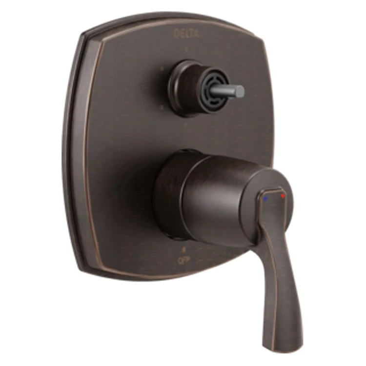 Diverter Trim Stryke 14 Series Integrated 6 Function Venetian Bronze 2 Less Handles ADA for Rough-In Valve R22000 Not Included - Frankwebs