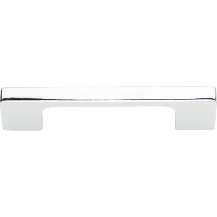 Drawer Pull Atlas Thin Square Polished Chrome Zinc Alloy 3-3/4 Inch 4-11/16 x 15/32 Inch - Frankwebs