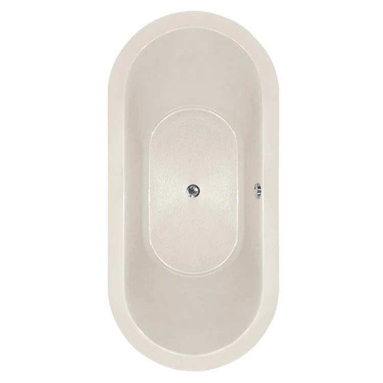 Soaking Tub Designer Collection Elle 72 x 36 Inch Drop-In Tub Only Center White Acrylic - Frankwebs