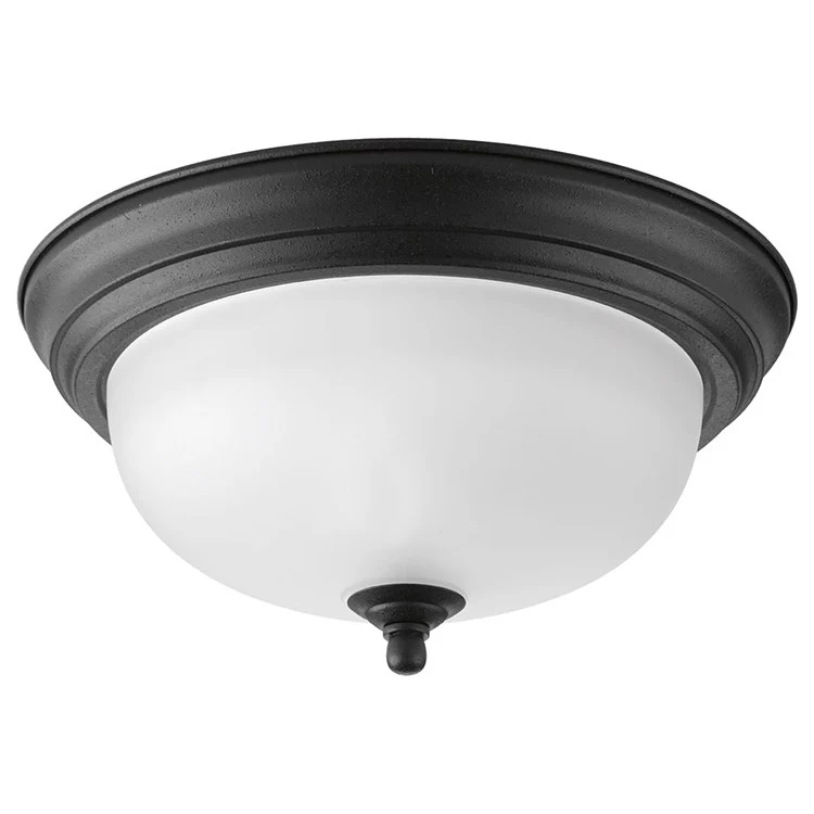 Melon Single-Light Flush Mount Ceiling Light with Alabaster Glass - Frankwebs