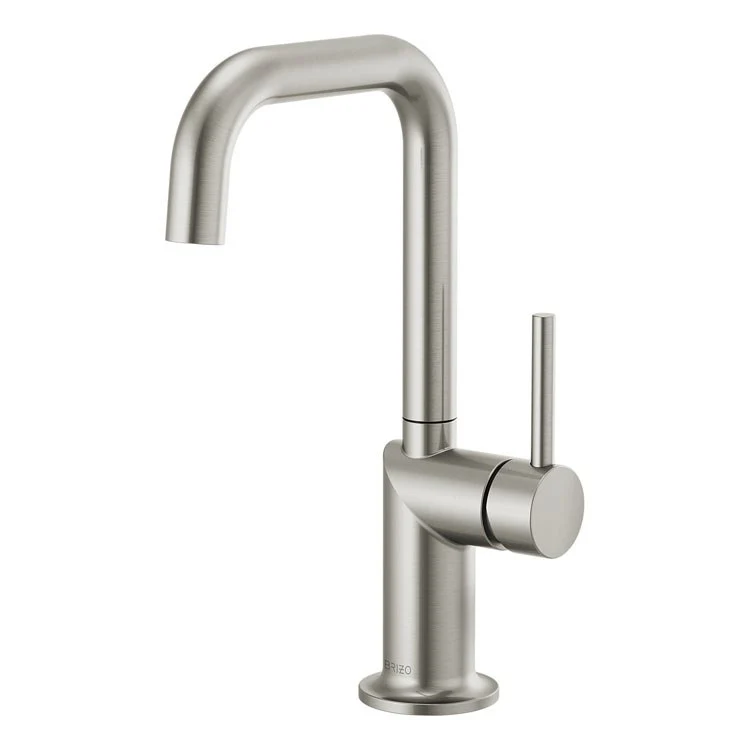 Bar Faucet Odin 1 Less Handle ADA Matte White Square 1.8 Gallons per Minute - Frankwebs