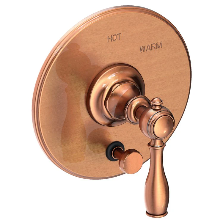 Victoria Pressure Balance Tub/Shower Valve Trim Only with Lever Handle - French Gold PVD - Frankwebs