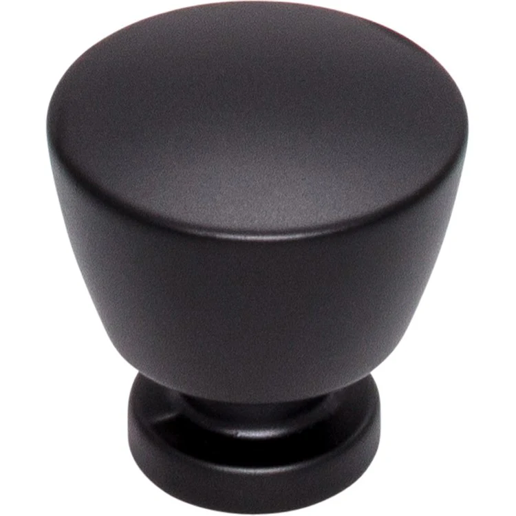 Knob Lynwood Allendale Round for Decorative Hardware Flat Black Zinc Alloy 1-1/4 Inch - Frankwebs