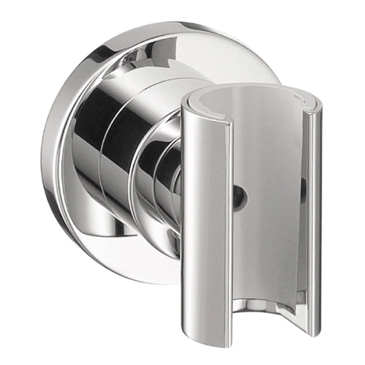 Handshower Holder Citterio Wall Mount Brushed Black Chrome 2-3/8L x 2-1/2W x 2-1/2H Inch Brass - Frankwebs