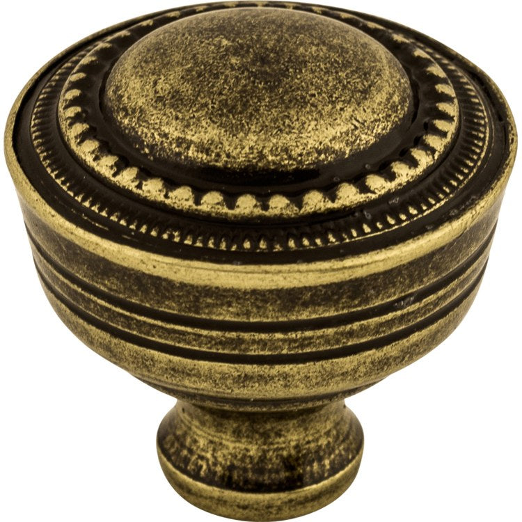 Knob Tuscany Contessa Round Old English Copper Hollow Brass 1-1/4 x 1-1/4 x 1-1/4 Inch 1-1/4 Inch - Frankwebs