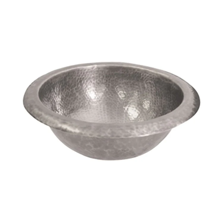 Lavatory Bowl Abita Self Rimming Small Single Bowl 10 Inch Hammered Pewter 6-1/4 Inch - Frankwebs
