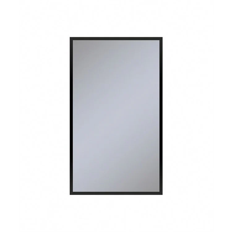 Medicine Cabinet Profiles 24W x 40H x 6D Inch 1 Doors Mirror Polished Nickel Flat Top Right Hand Side Electric - Frankwebs
