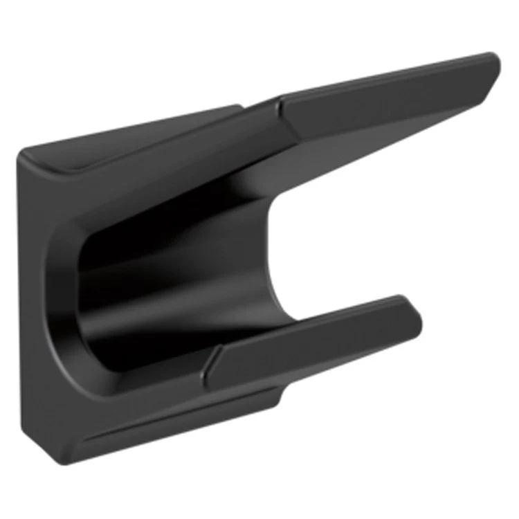 Robe Hook Pivotal Double Black Stainless 1-29/32 Inch 2-5/16 Inch Wall Mount Metal - Frankwebs