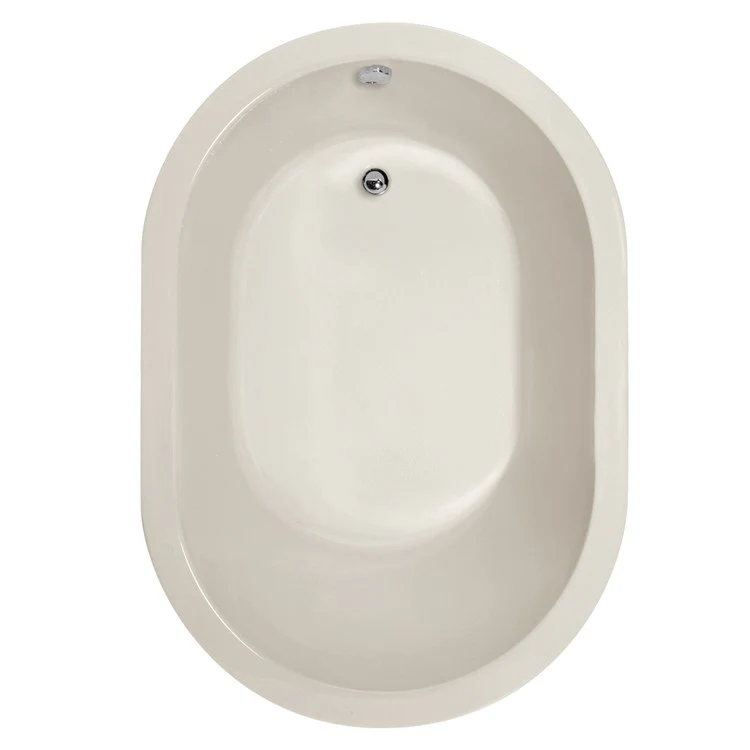 Soaking Tub Designer Collection Malia 60 x 42 Inch Drop-In Tub Only End Bone Acrylic - Frankwebs