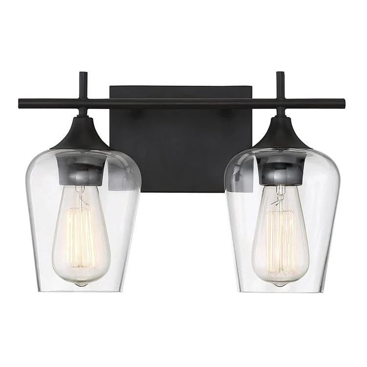 Octave Two-Light Bathroom Vanity Fixture - Frankwebs