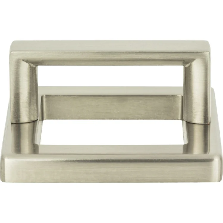 Drawer Pull Atlas Tableau Square Base & Top Polished Nickel Zinc Alloy 1-7/8 Inch - Frankwebs