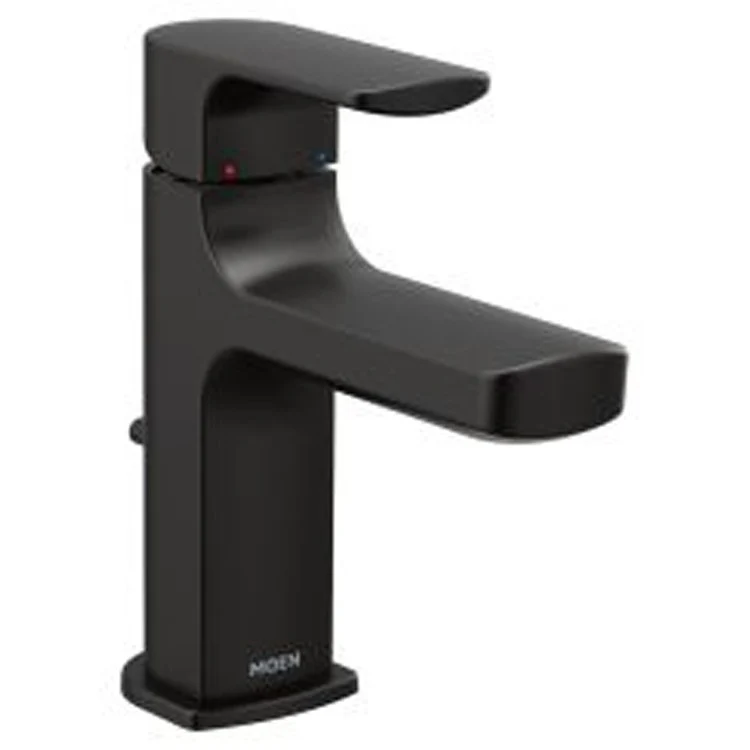 Lavatory Faucet Rizon 1 Lever ADA Matte Black 1.2 Gallons per Minute Low Arc - Frankwebs