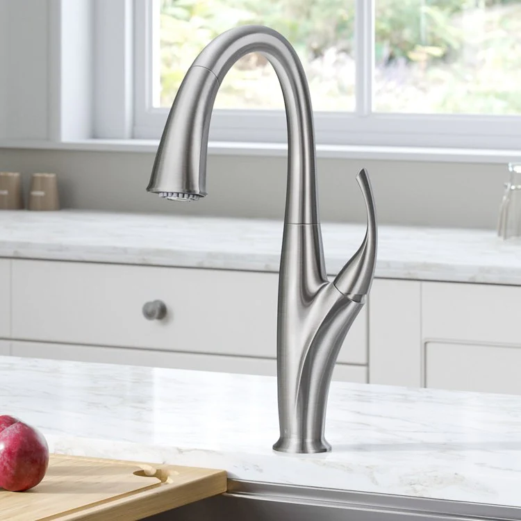 Odell Single Handle Pull Down Kitchen Faucet - Frankwebs