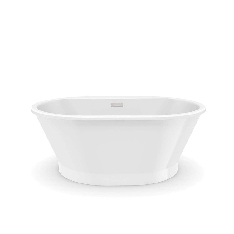 Freestanding Tub Brioso 60 x 42 Inch White Center Oval - Frankwebs