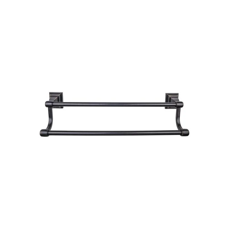 Towel Bar Stratton 18 Inch Double Antique Pewter Zinc Alloy 5-3/4 Inch for Bath Hardware - Frankwebs