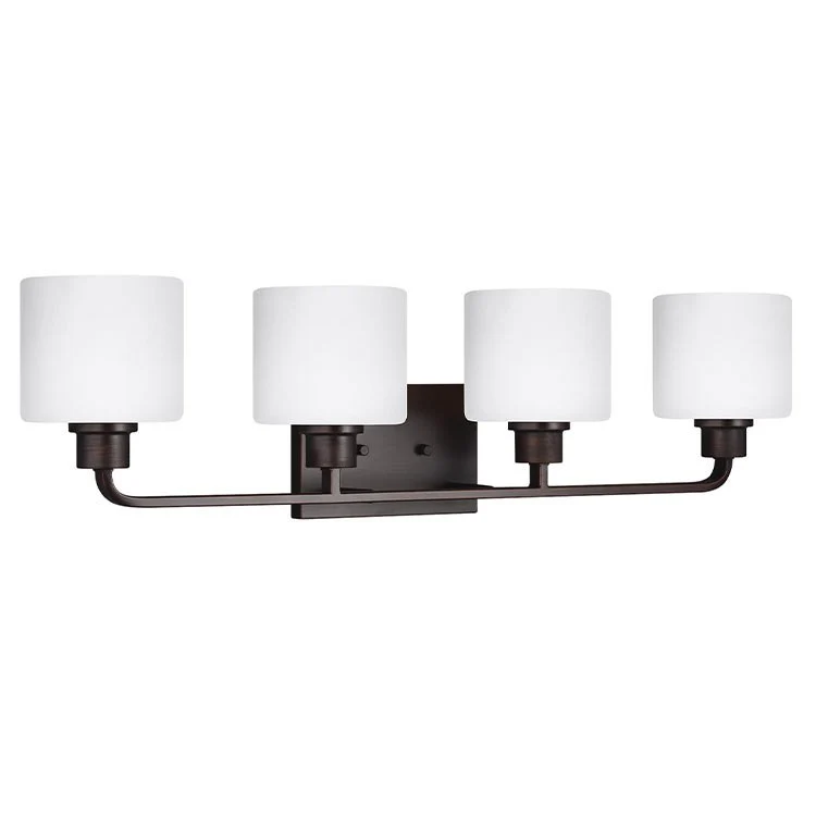 Canfield Four-Light Bathroom Vanity Fixture - Frankwebs