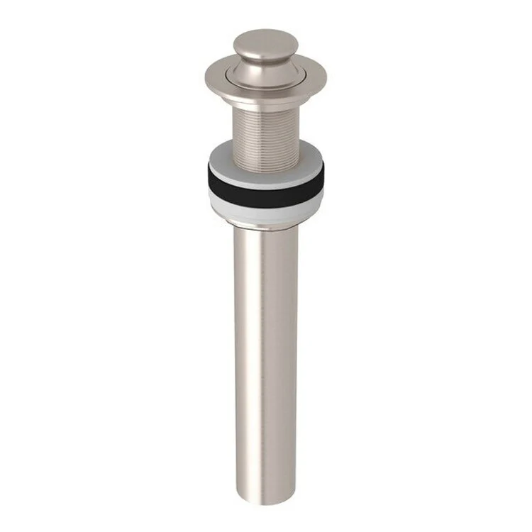 Lift and Turn Drain Non-Slotted 2-1/4 x 2-1/4 x 10 Inch Polished Chrome Brass for Lavatory Drains - Frankwebs