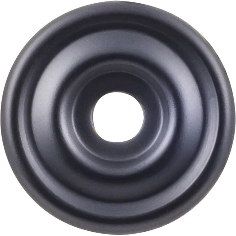 Backplate Devon Flat Black Brixton Circle 1-3/8 Inch Zinc Alloy for Decorative Hardware - Frankwebs
