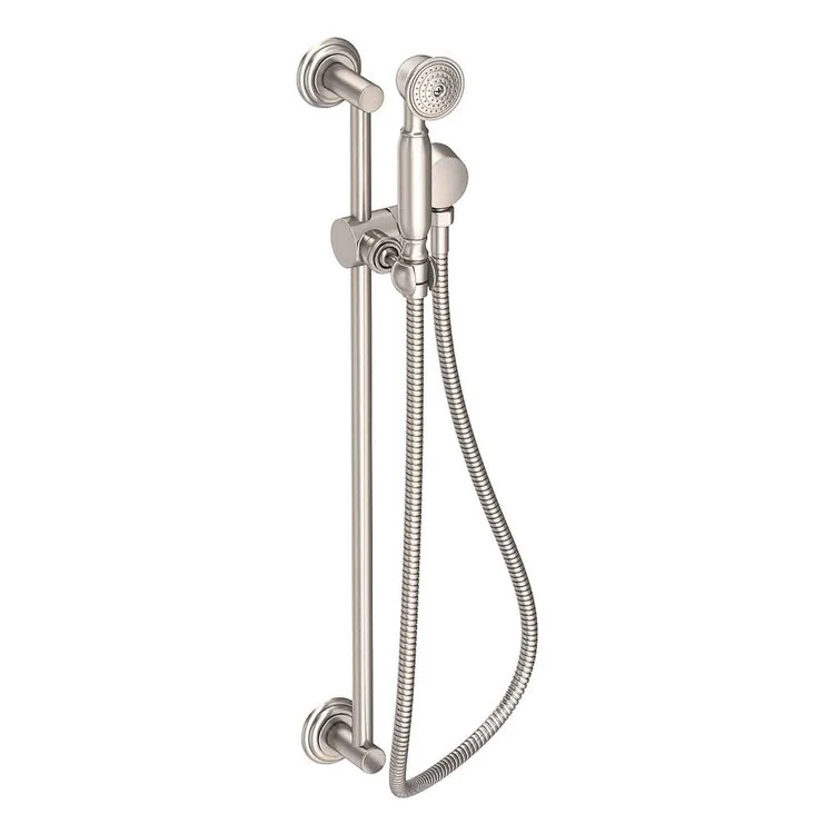 Handshower Set Tub and Shower with Slidebar Matte White 1 Function 1.8 Gallons per Minute - Frankwebs