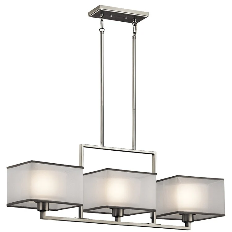 Kailey Three-Light Linear Chandelier - Frankwebs
