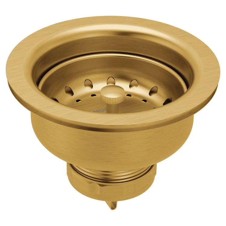 Drain Assembly with Basket Strainer Brushed Gold - Frankwebs