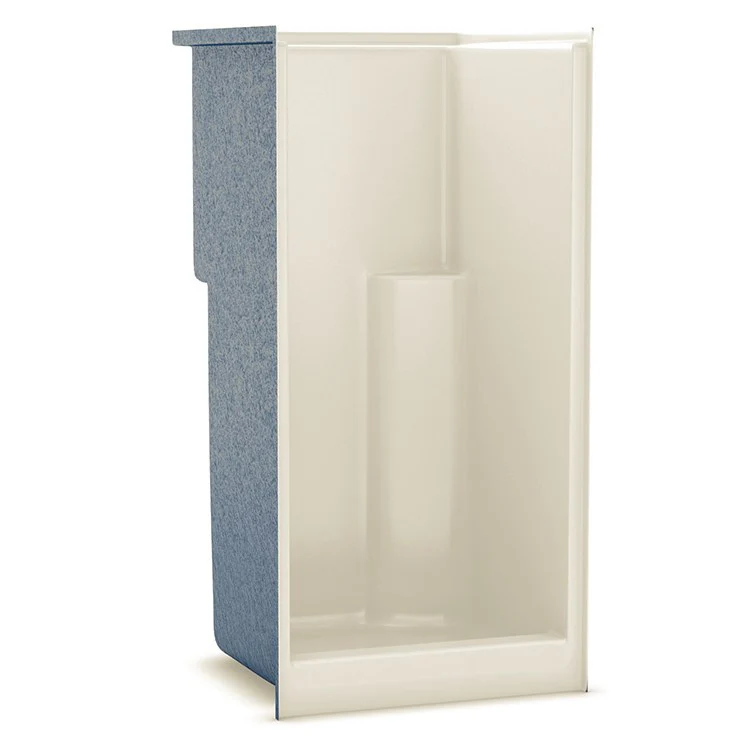 Shower Module 36 x 36 x 72 Inch AcrylX Bone 1 Pieces 3-3/8 Inch Center Opening - Frankwebs