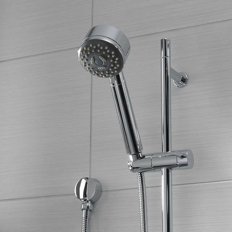 Euro Three-Function Handshower with Slide Bar - Frankwebs