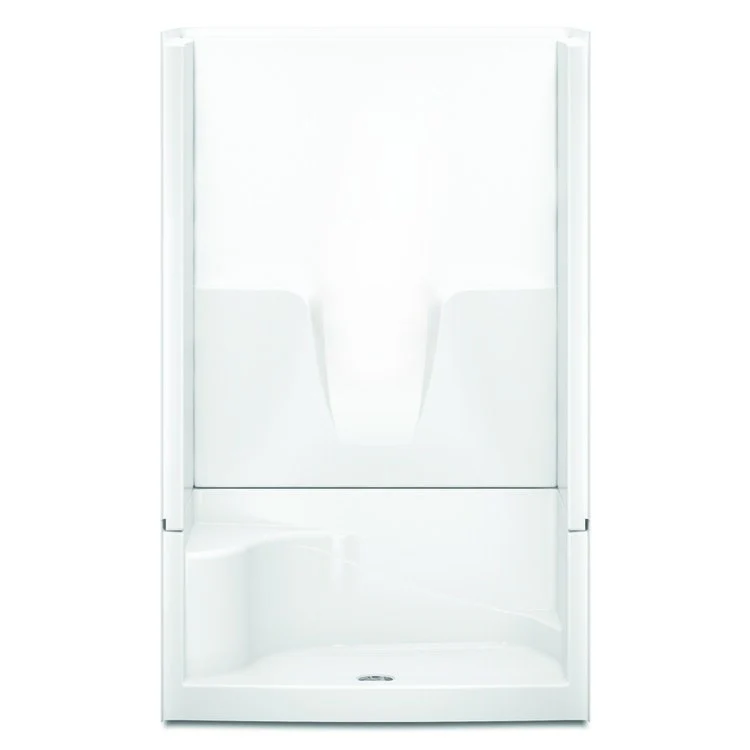 Shower Module 48 x 34 x 76 Inch Acrylic White 4 Pieces Left Hand Seat - Frankwebs