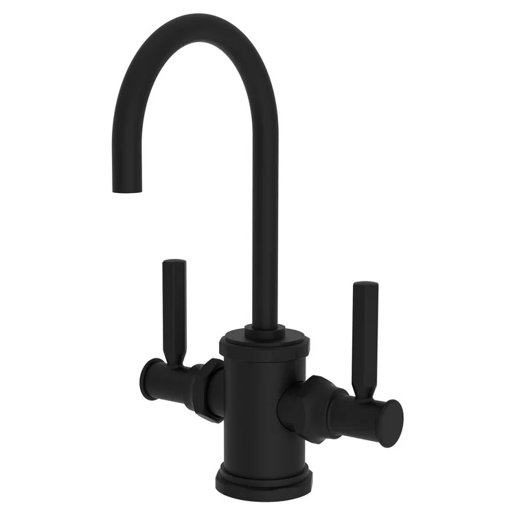 Water Dispenser Heaney Hot and Cold 2 Lever Gooseneck Matte White - Frankwebs