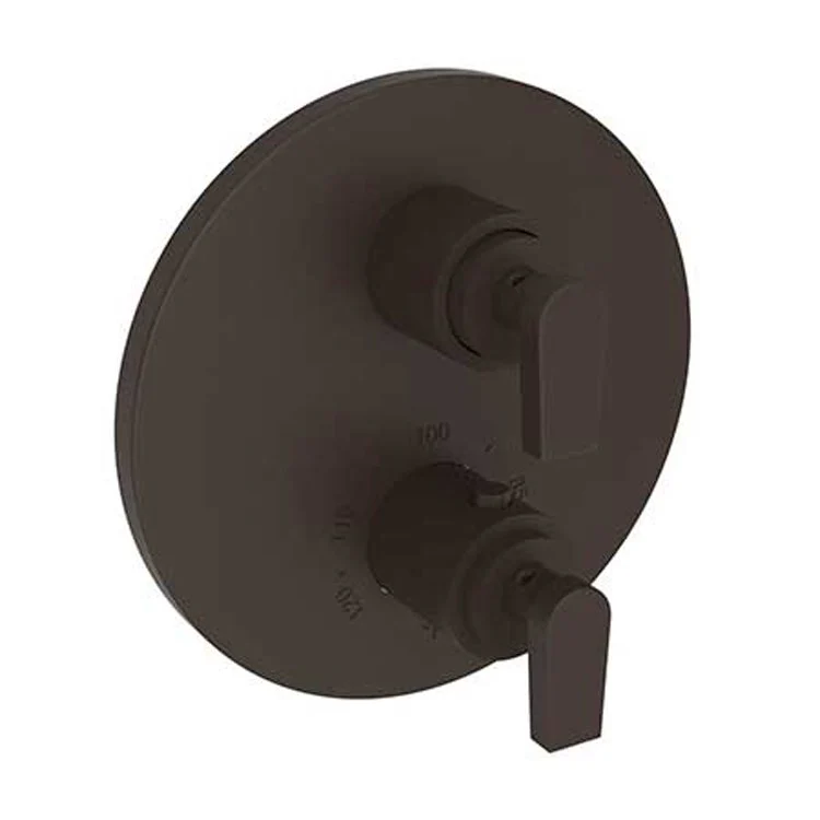 Thermostatic Trim Dorrance Round Plate 2 Lever Antique Copper Brass - Frankwebs