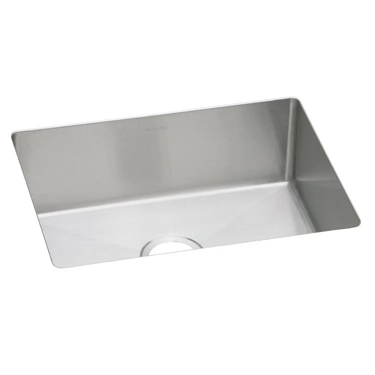 Kitchen Sink Crosstown 23.5 x 18.25 Inch Single Bowl Polished Satin Undermount Drain Location Rear Center Includes 1000001301 Template - Frankwebs