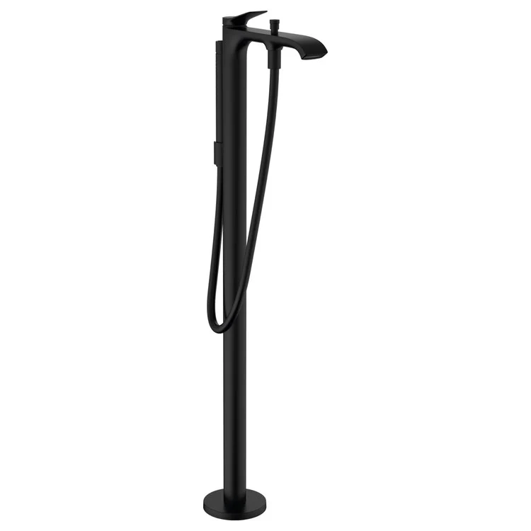 Tub Filler Trim Vivenis Freestanding with Handshower 1 Lever Chrome 5.28 Gallons per Minute - Frankwebs