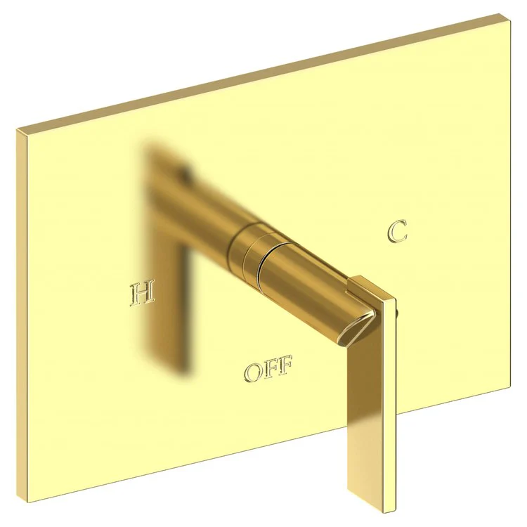Pressure Balance Valve Trim Metro Rectangle 1 Lever Antique Nickel ADA Depth 3-1/2 Inch - Frankwebs