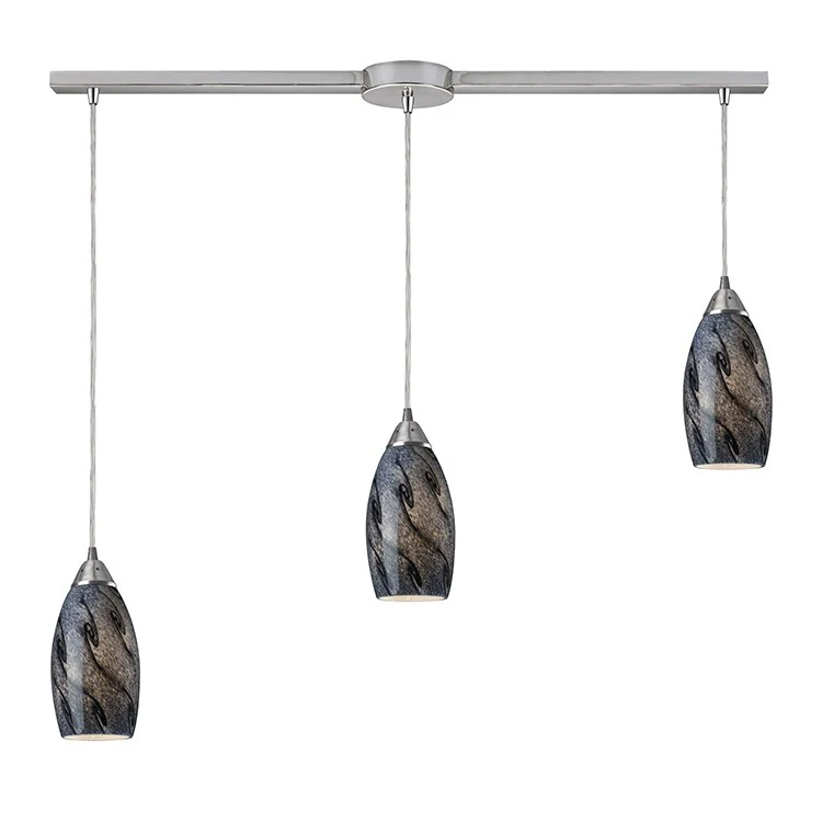 Galaxy Three-Light Linear Pendant - Frankwebs