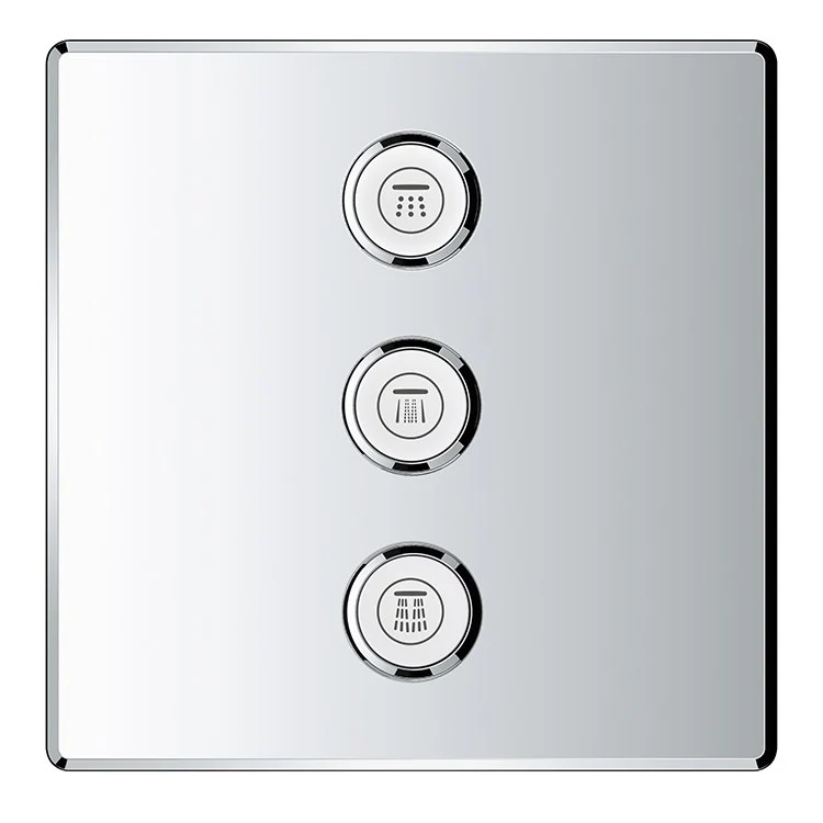 Grohtherm SmartControl Three-Function Square Volume Control Trim - Frankwebs