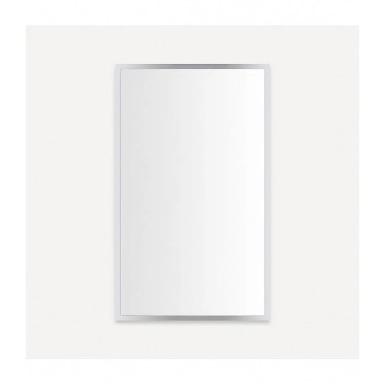 Medicine Cabinet Profiles 24W x 40H x 4D Inch 1 Doors Mirror Matte Black Flat Top Reversible Non-Electric - Frankwebs