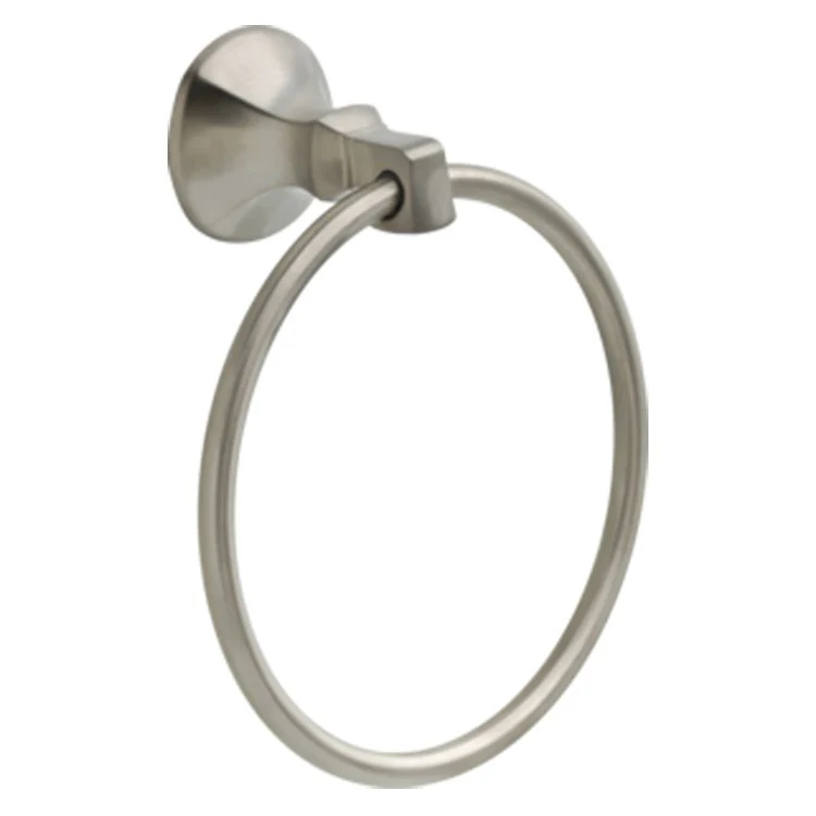 Towel Ring Ashlyn 6-3/8 Inch Round Closed Matte Black Zinc 2-3/4 Inch - Frankwebs
