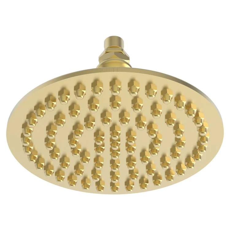 Showerhead Newport Bath 1 Function Ceiling Mount Matte White 9-1/8 Inch 1.8 Gallons per Minute 74 Spray Jets - Frankwebs