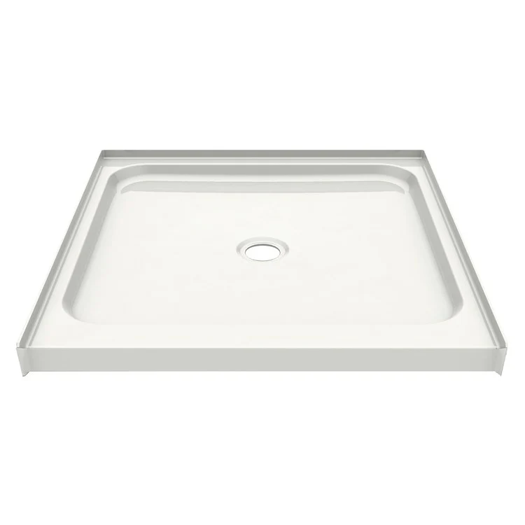 Shower Base SPL 3232 Alcove White 31-7/8 x 32 Inch AcrylX Center Drain - Frankwebs
